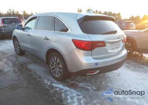 2014 Acura Mdx Technology Package from USA, damaged, VIN 5FRYD4H44EB008261